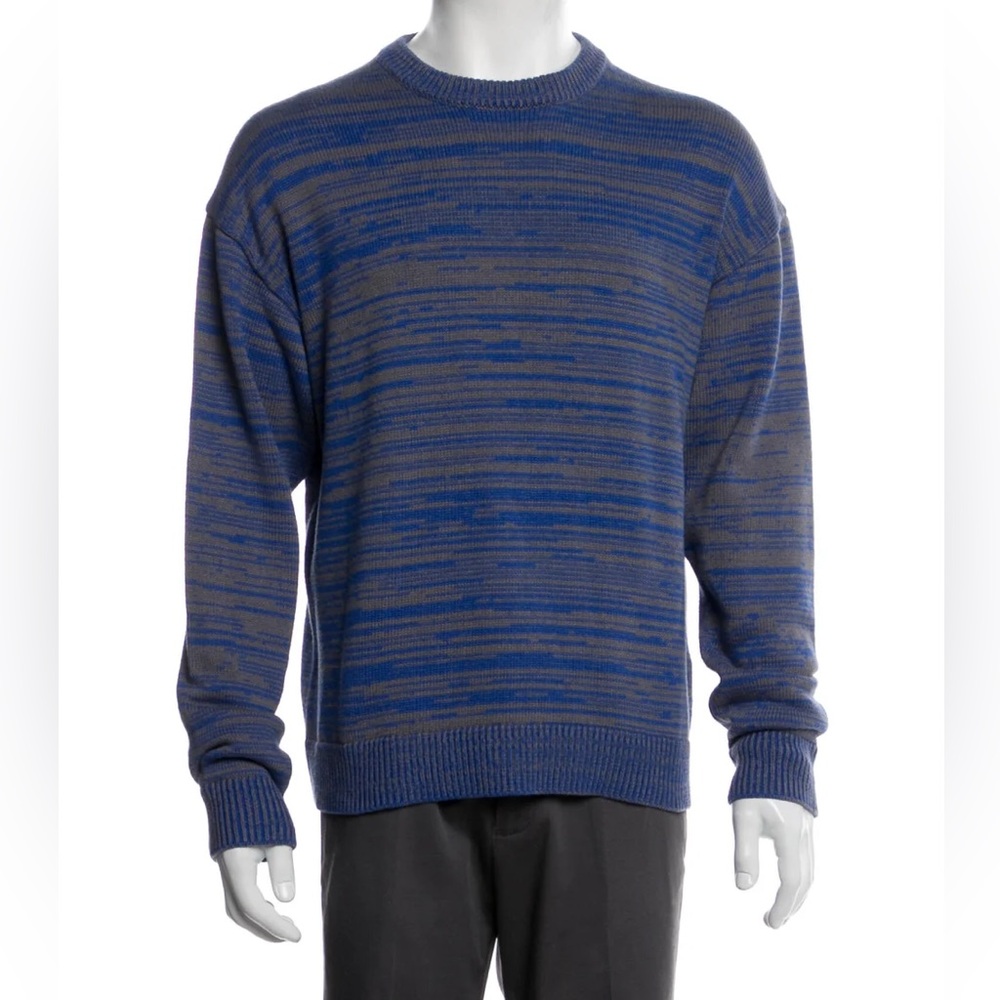 John Elliott Crewneck in Blue and Gray - XL (size 4)